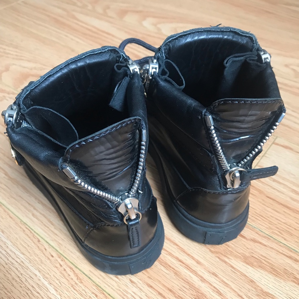 Giuseppe Zanotti Hightop Sneakers Sz 7 - Picture 3 of 15